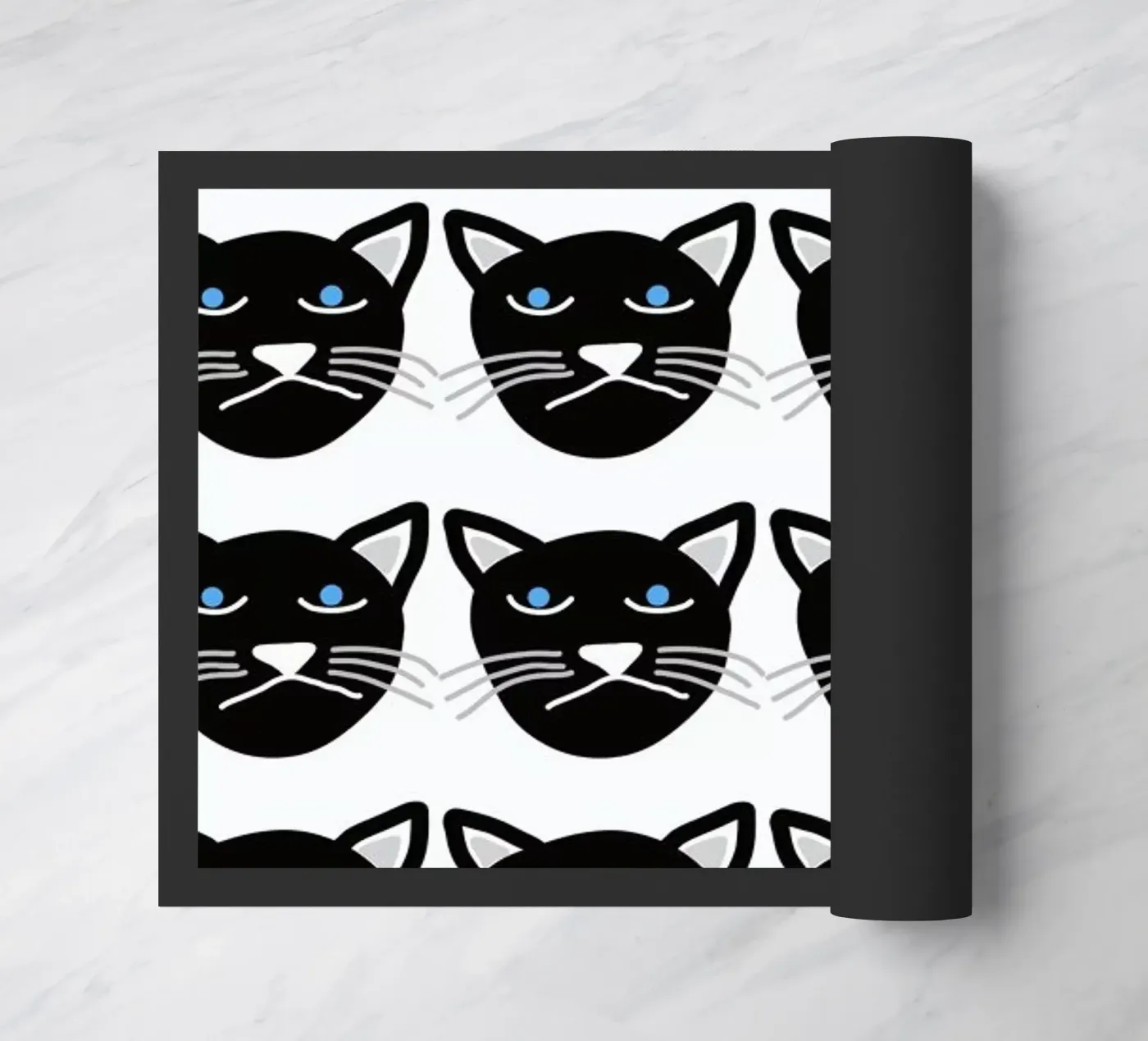 Grumpy Cat deurmat van Vasare Nar