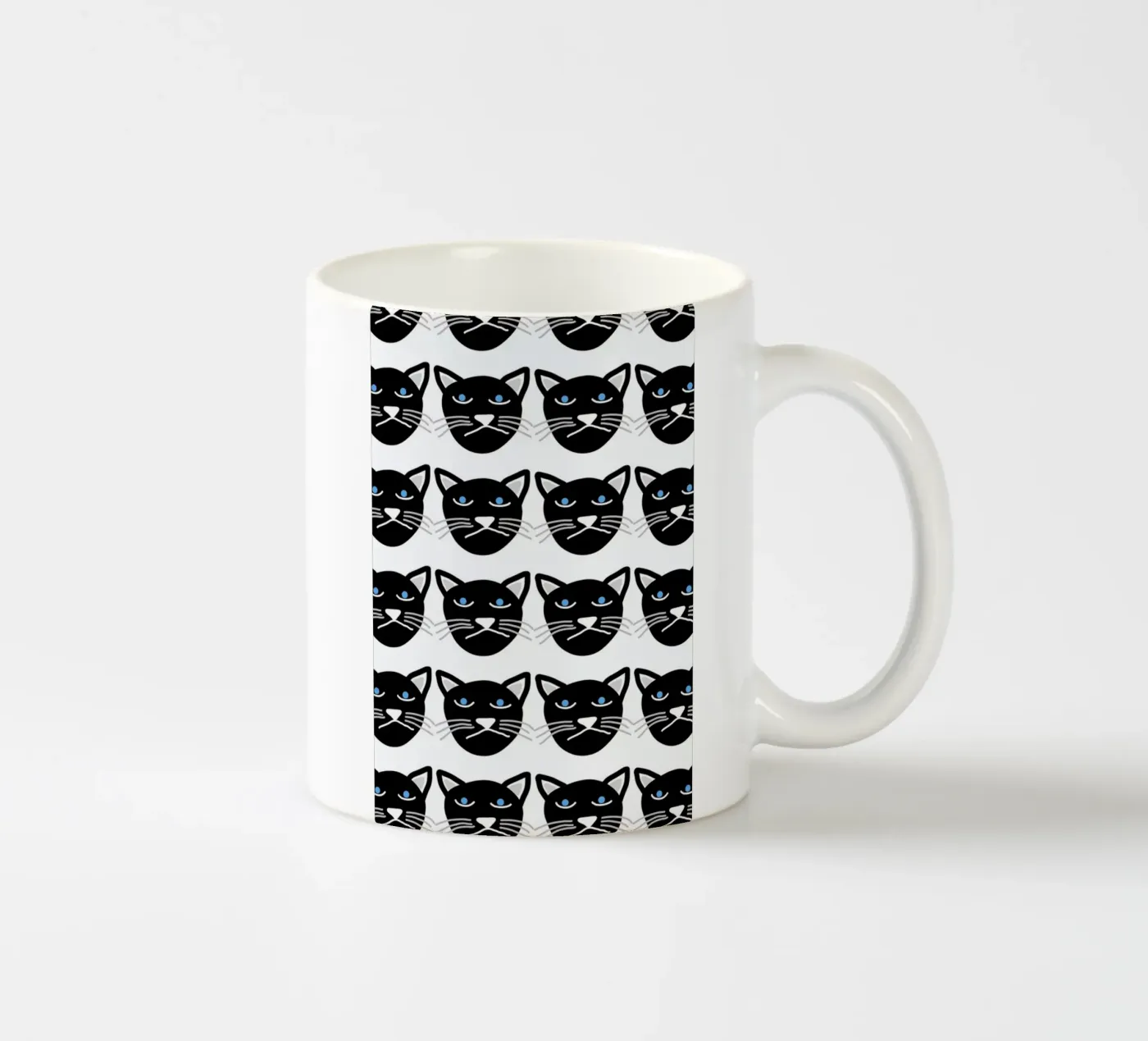 Grumpy Cat ceramic mug by Vasare Nar