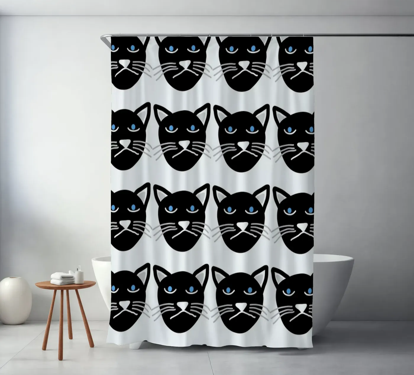 Grumpy Cat Duschvorhang von Vasare Nar