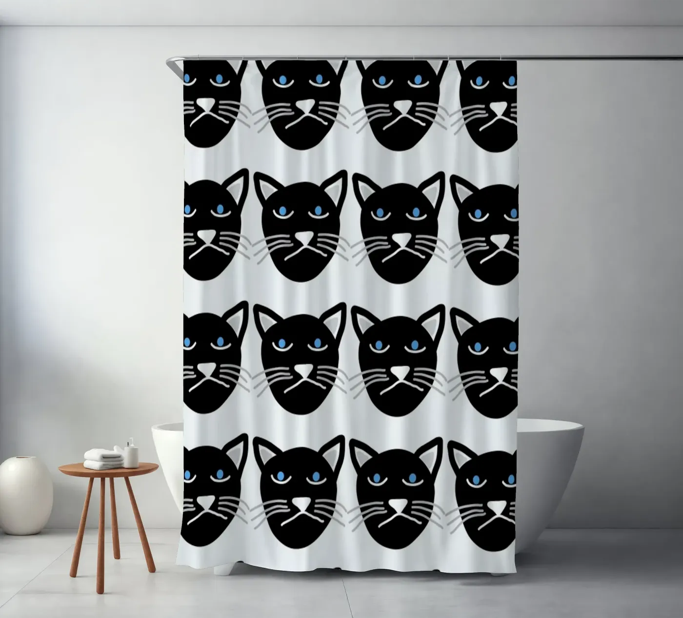 Grumpy Cat Duschvorhang von Vasare Nar