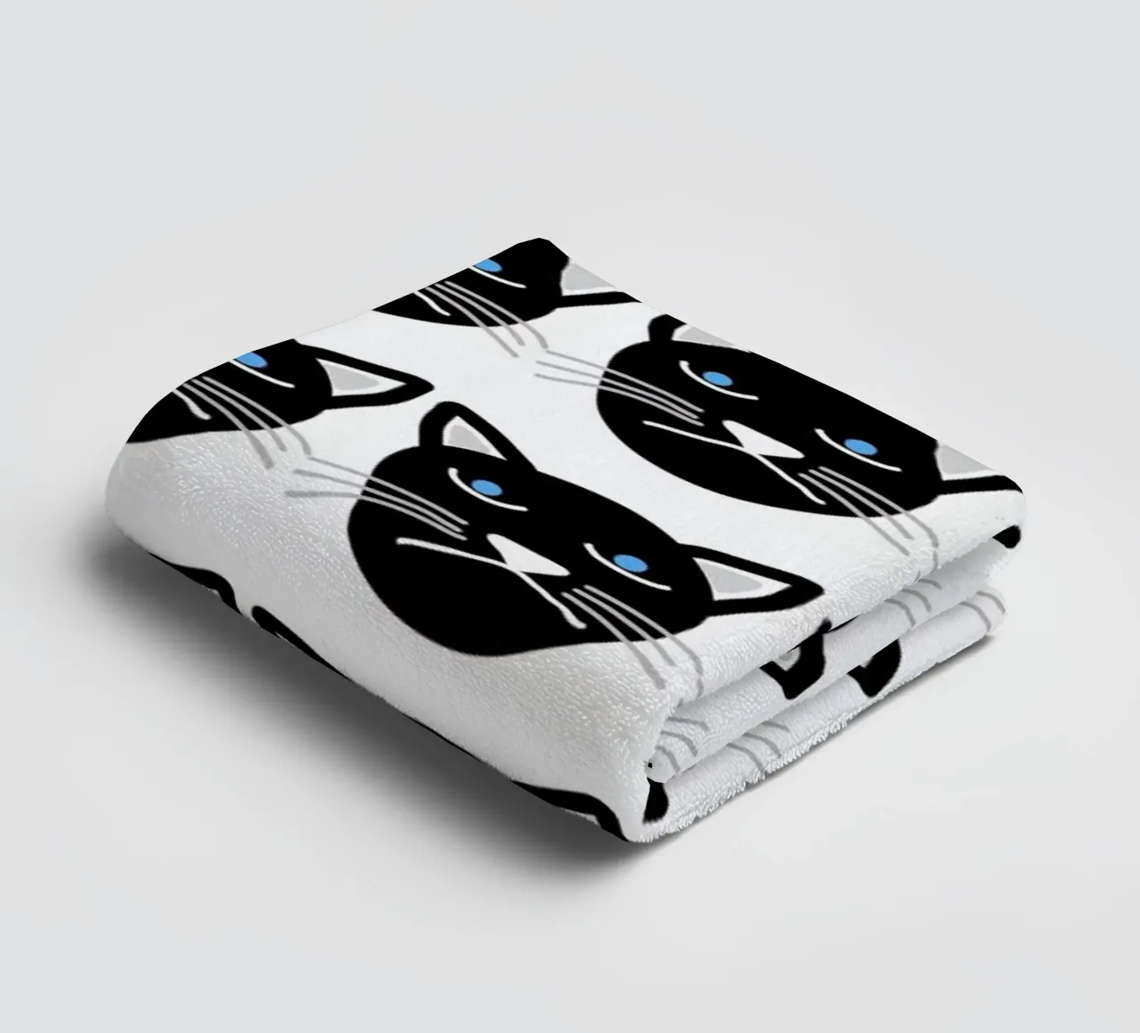 Grumpy Cat towel by Vasare Nar