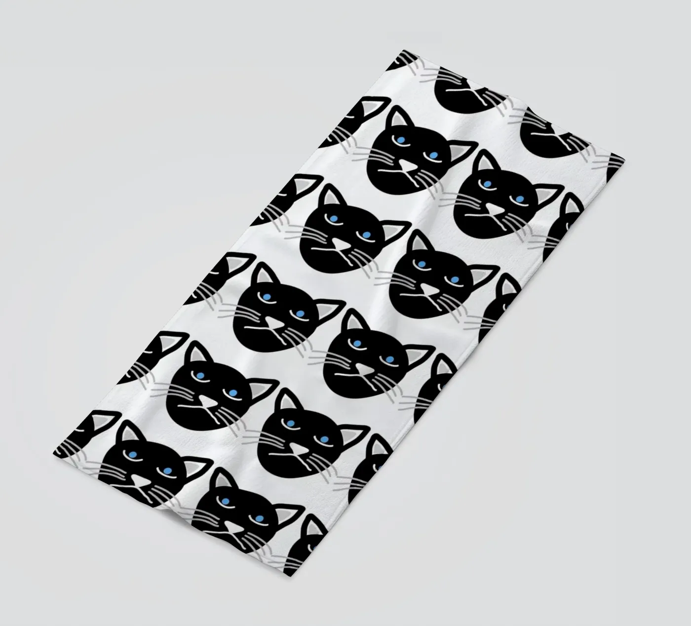 Grumpy Cat strandhanddoek van Vasare Nar