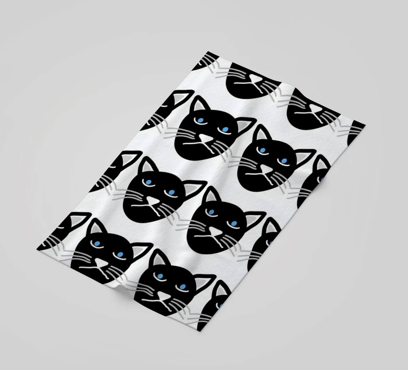 Grumpy Cat strandhanddoek van Vasare Nar