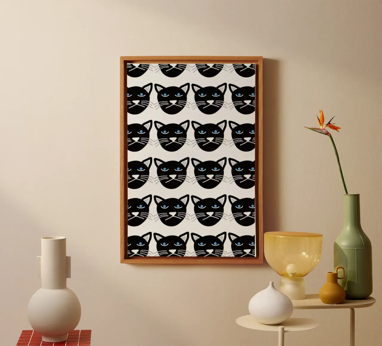 Grumpy Cat canvas by Vasare Nar