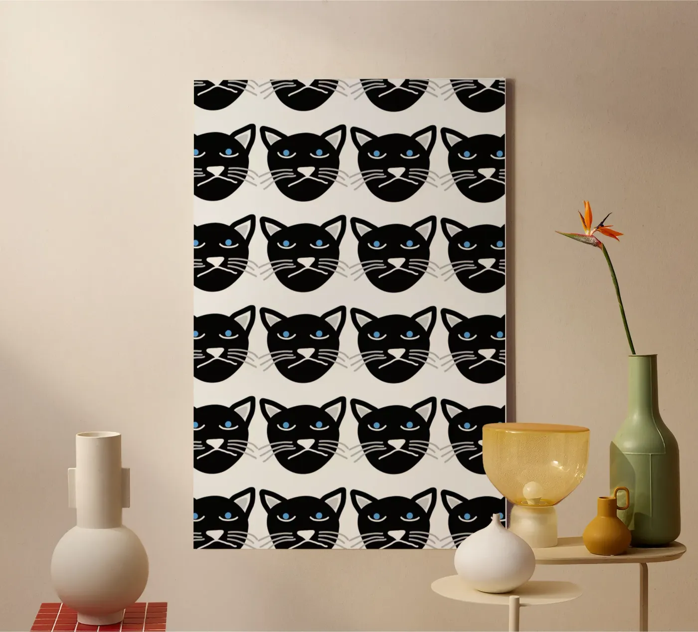 Grumpy Cat Leinwand von Vasare Nar