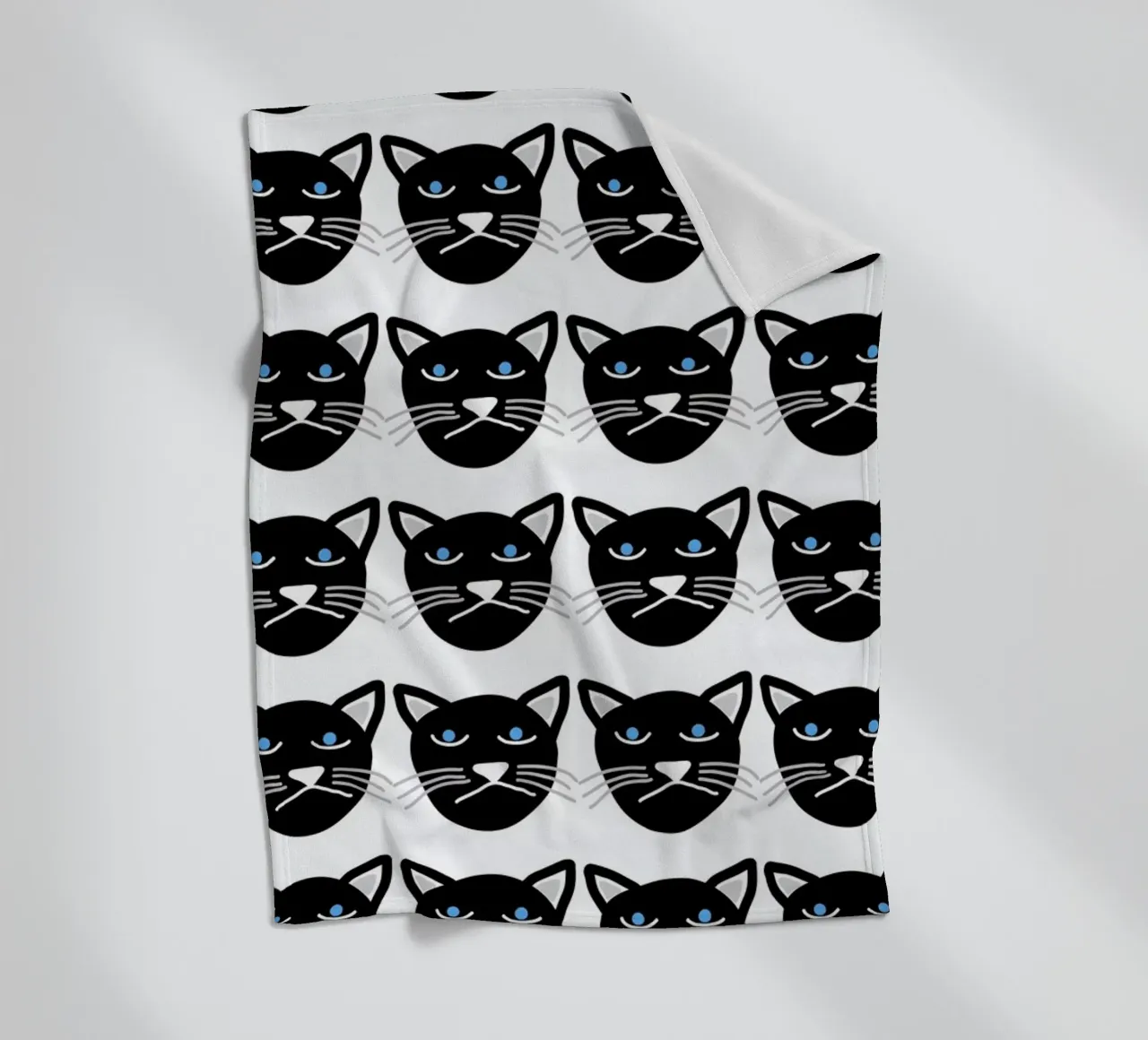 Grumpy Cat fleecedeken van Vasare Nar