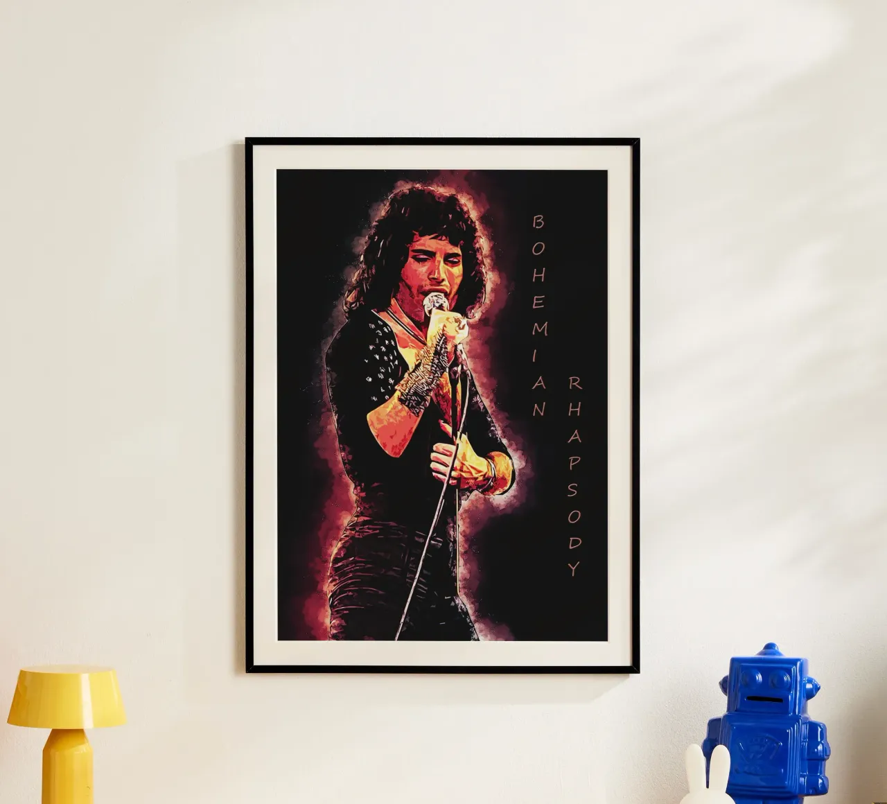 Legend of Freddie Mercury hahnemühle van neonartroom