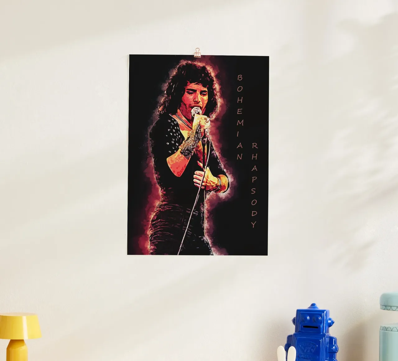 Legend of Freddie Mercury hahnemühle van neonartroom