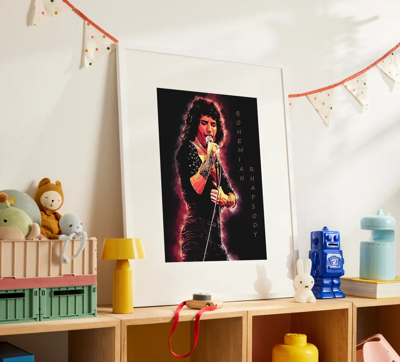 Legend of Freddie Mercury hahnemühle van neonartroom
