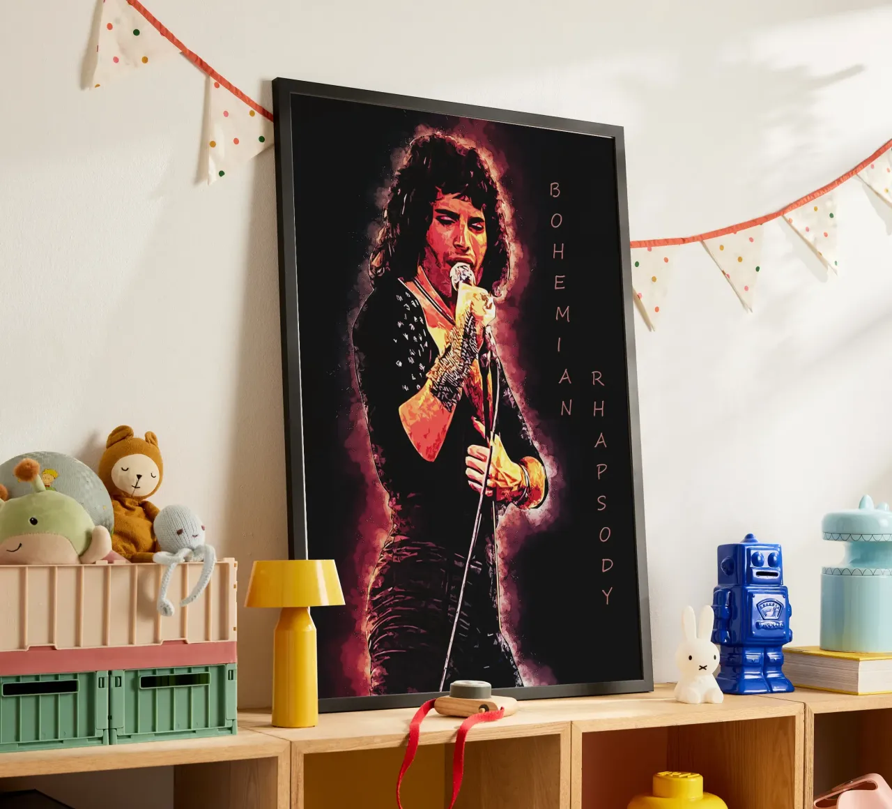 Legend of Freddie Mercury hahnemühle van neonartroom