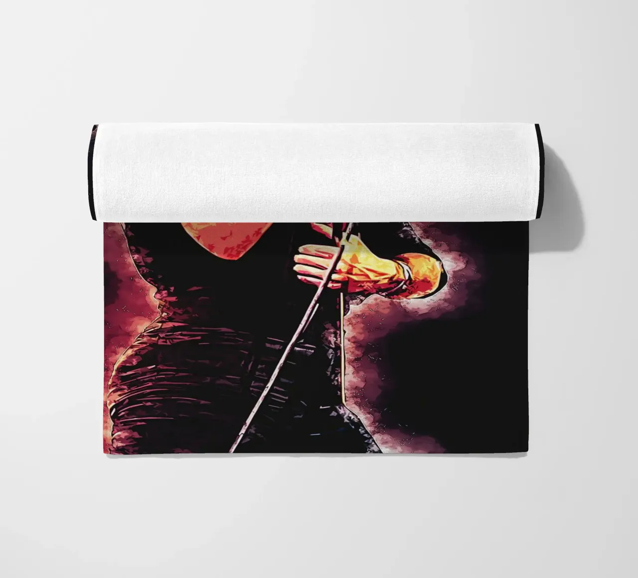Legend of Freddie Mercury beach towel by neonartroom