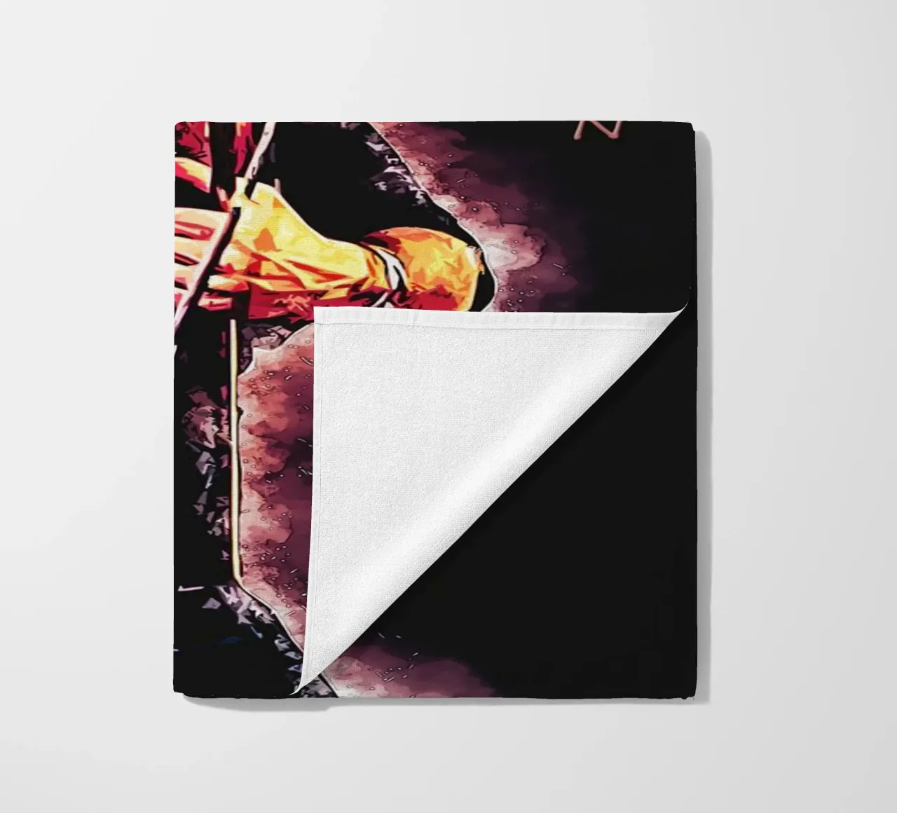 Legend of Freddie Mercury beach towel by neonartroom
