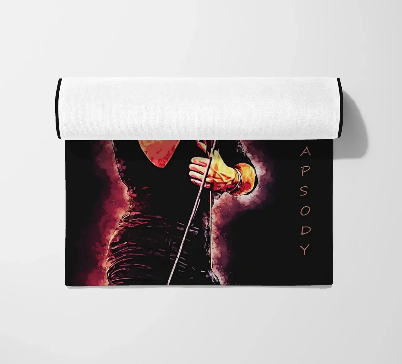 Legend of Freddie Mercury beach towel by neonartroom
