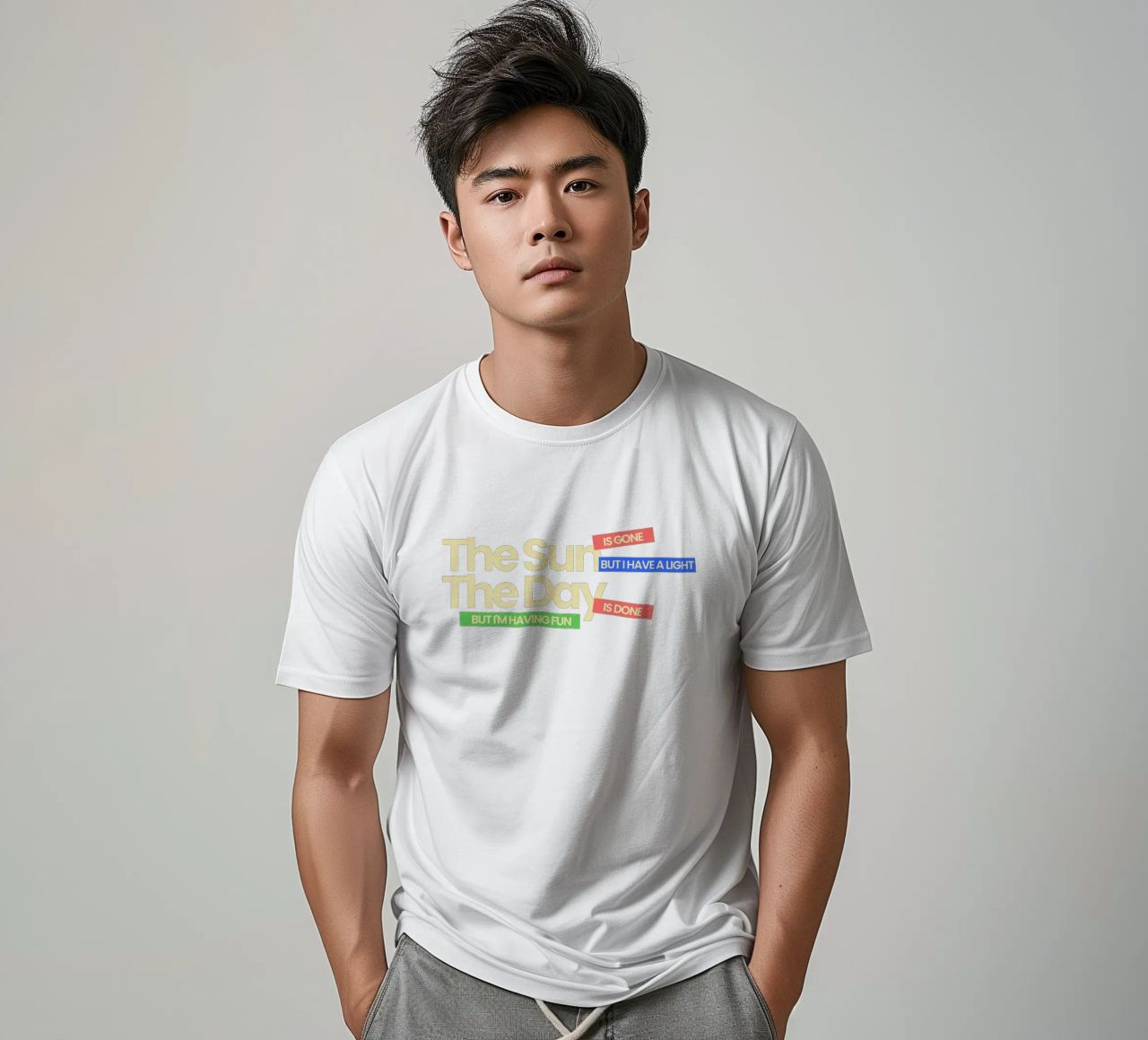Il sole non c'è più, ma ho una luce t-shirt da Gunawan Rb