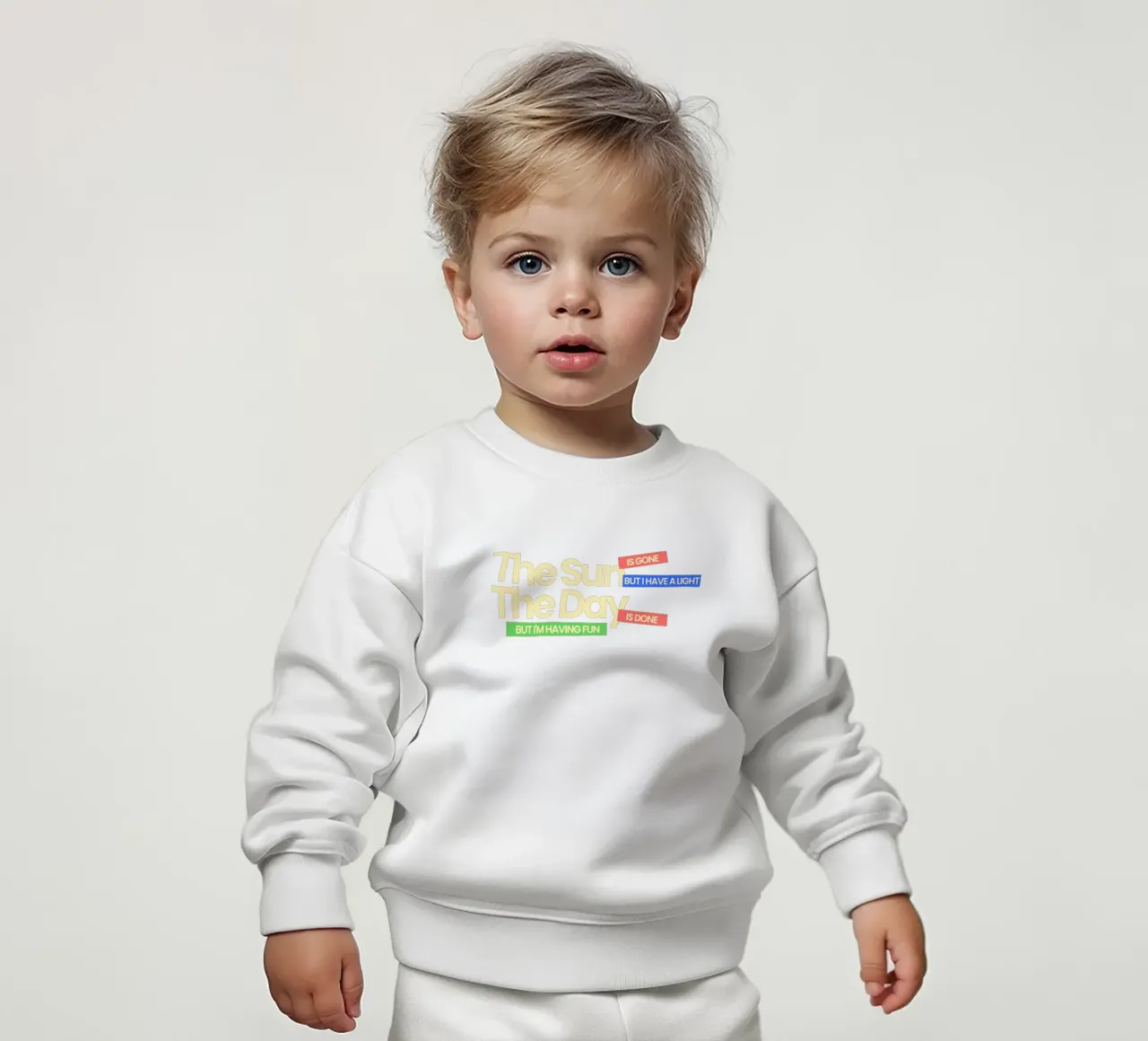 Il sole non c'è più, ma ho una luce felpa neonato da Gunawan Rb