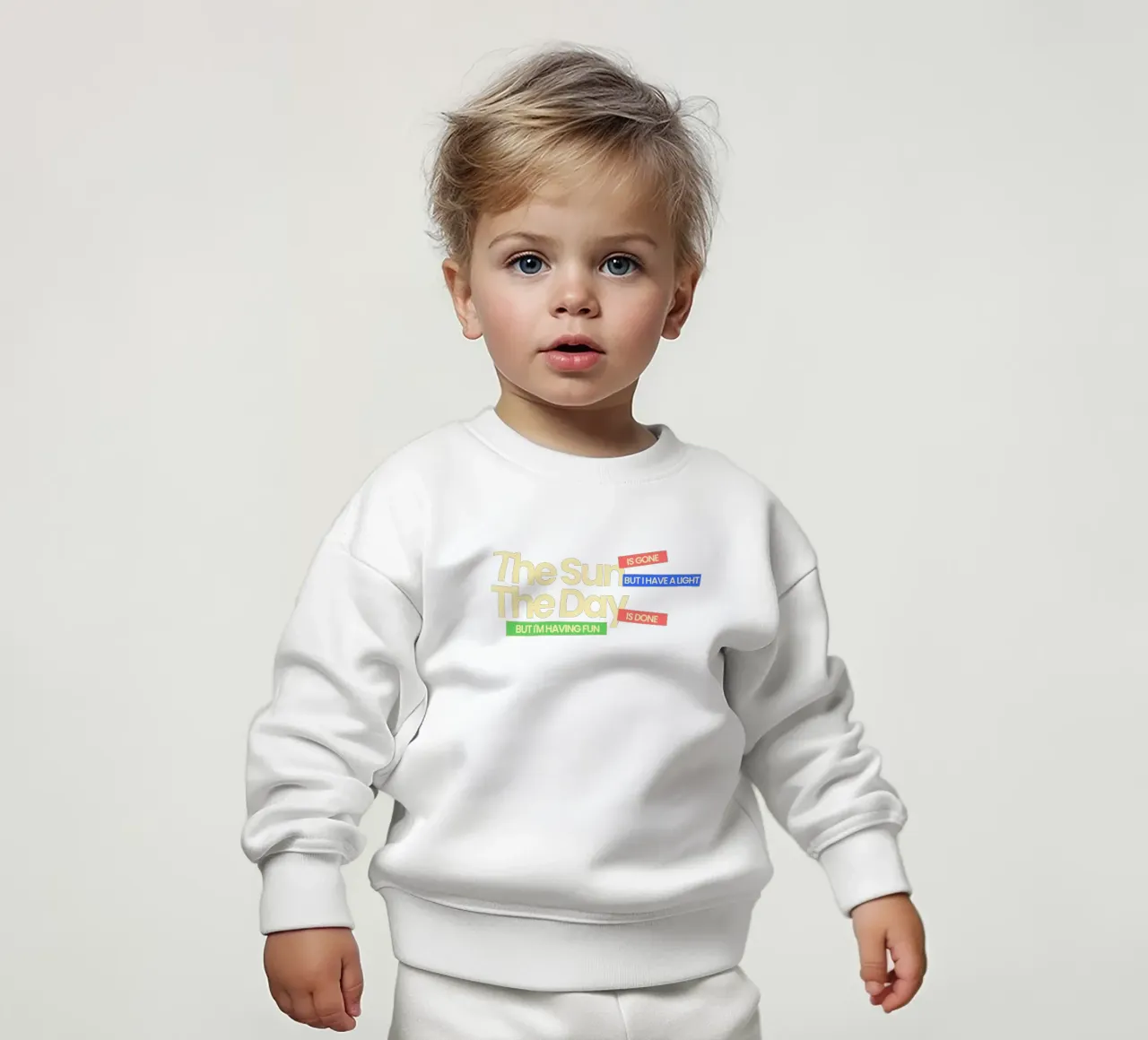 Le soleil est parti, mais j'ai une lumière sweat pour bébé de Gunawan Rb