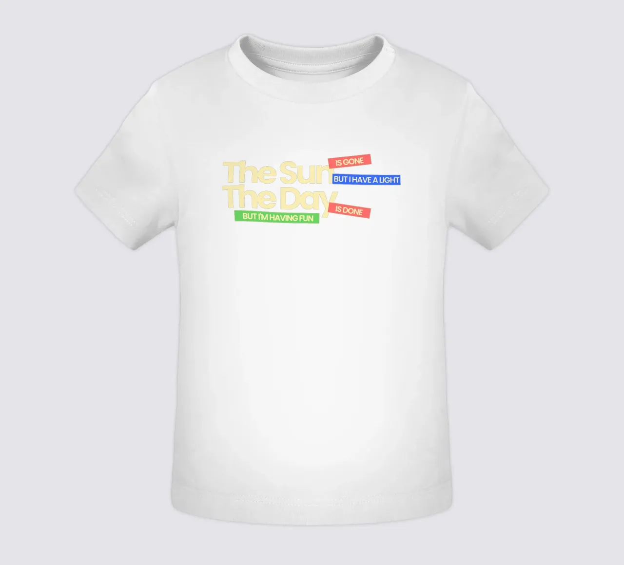 Il sole non c'è più, ma ho una luce maglietta neonato da Gunawan Rb