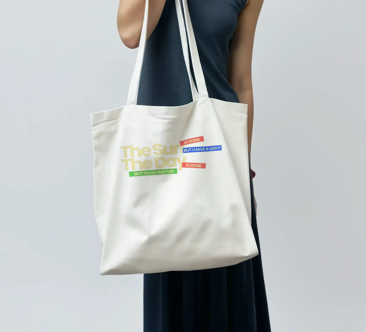 Il sole non c'è più, ma ho una luce borsa in juta da Gunawan Rb