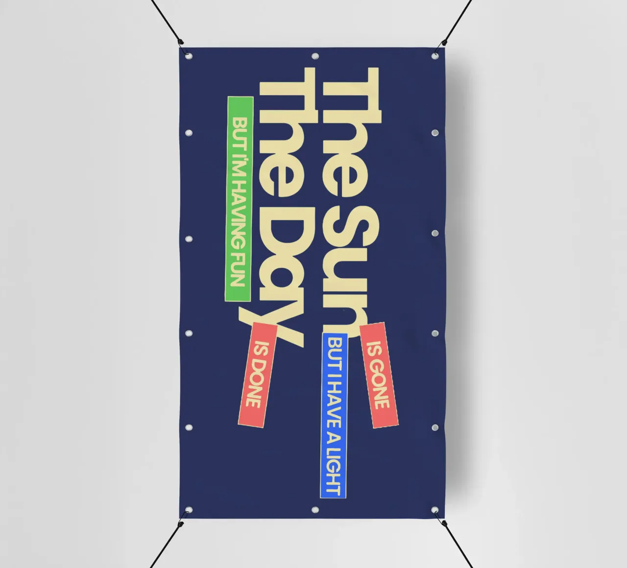 Il sole non c'è più, ma ho una luce telo in pvc da Gunawan Rb