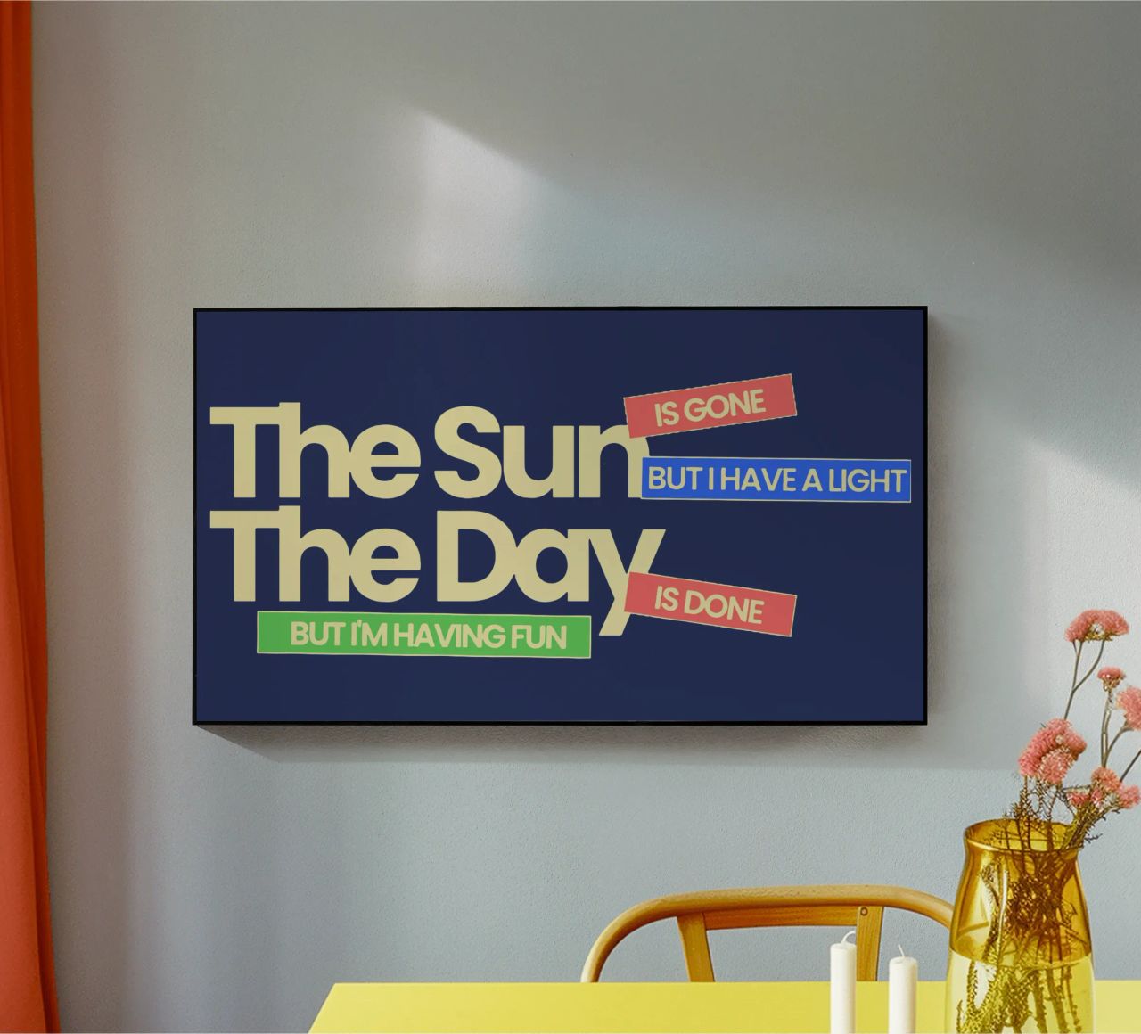 Il sole non c'è più, ma ho una luce plexiglass da Gunawan Rb