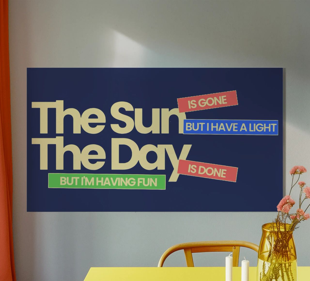 Il sole non c'è più, ma ho una luce plexiglass da Gunawan Rb