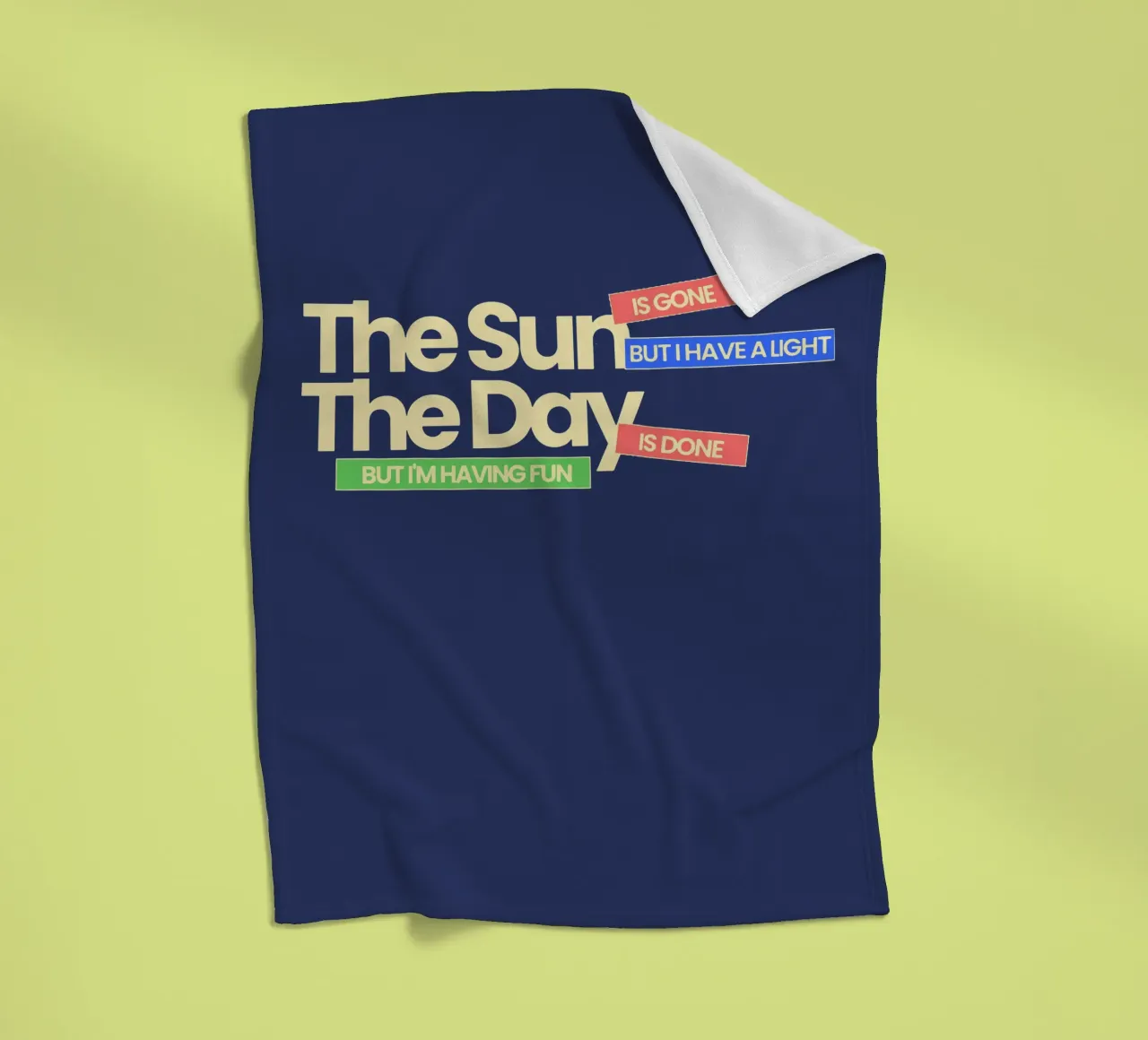 Il sole non c'è più, ma ho una luce coperta in pile da Gunawan Rb