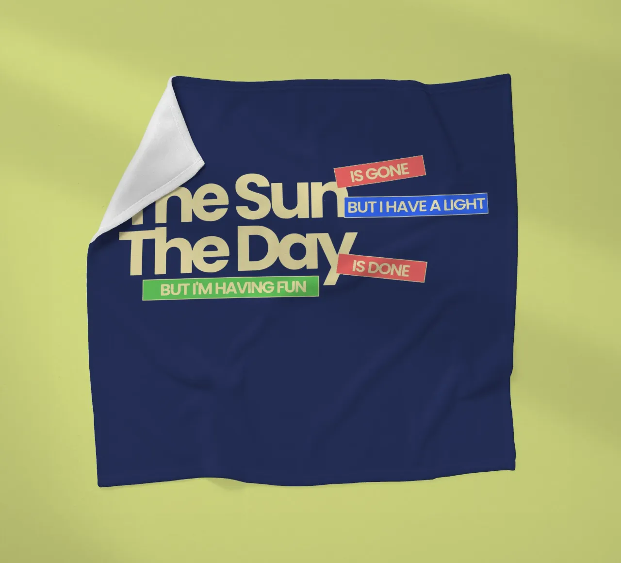 Il sole non c'è più, ma ho una luce coperta in pile da Gunawan Rb