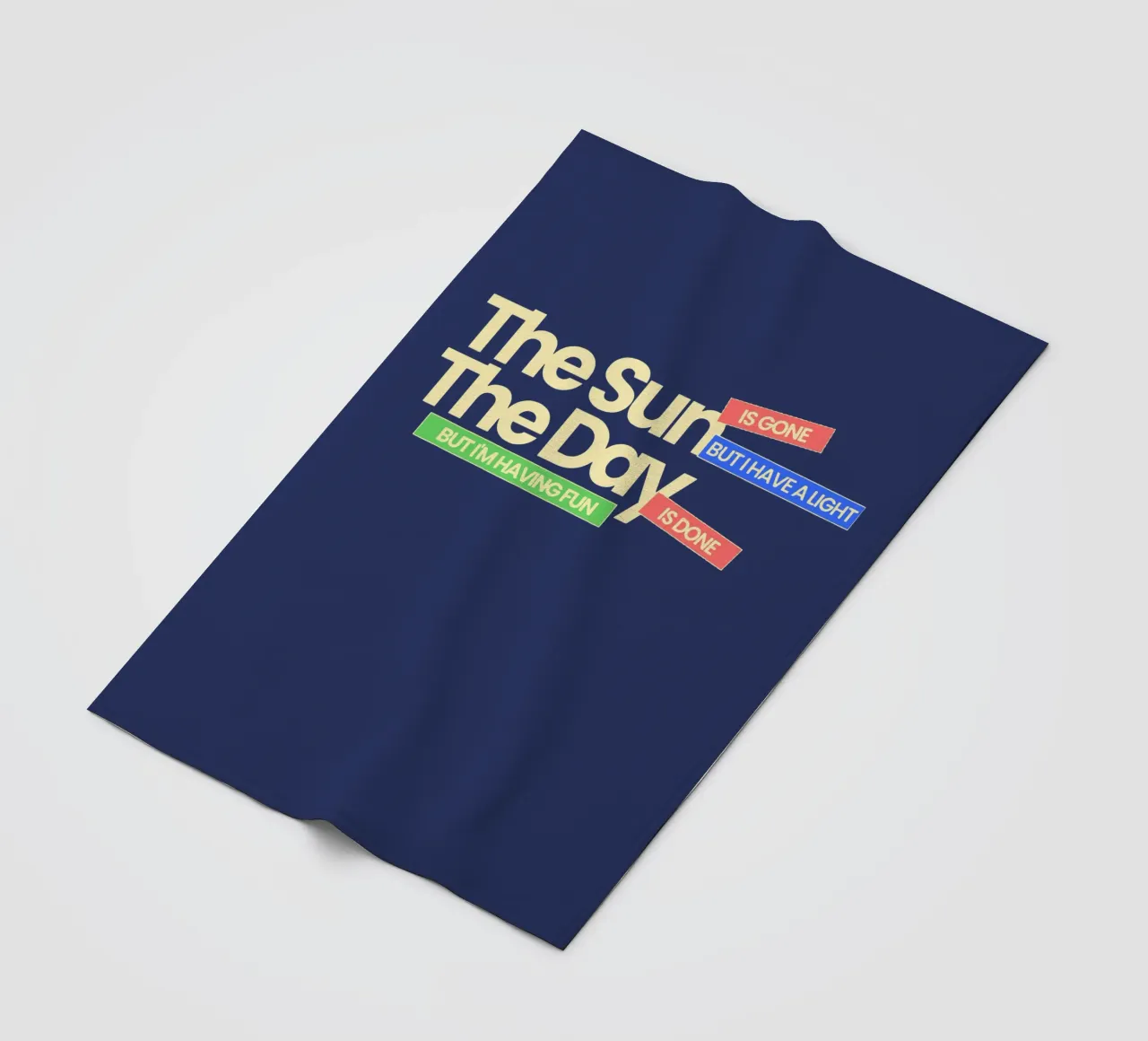 Il sole non c'è più, ma ho una luce coperta in pile da Gunawan Rb