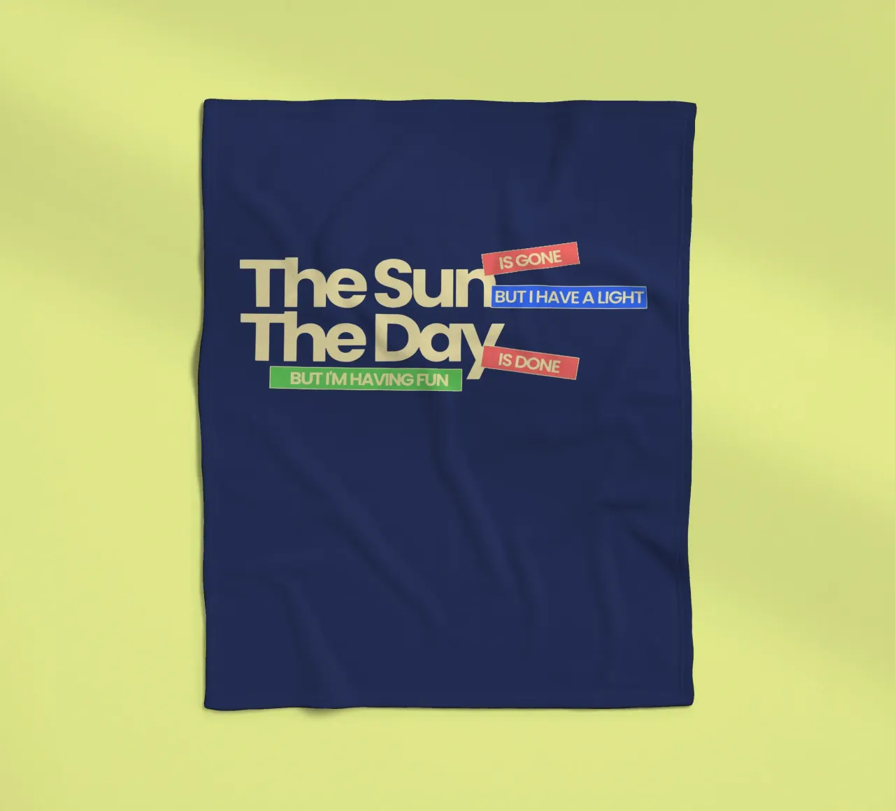 Il sole non c'è più, ma ho una luce coperta in pile da Gunawan Rb