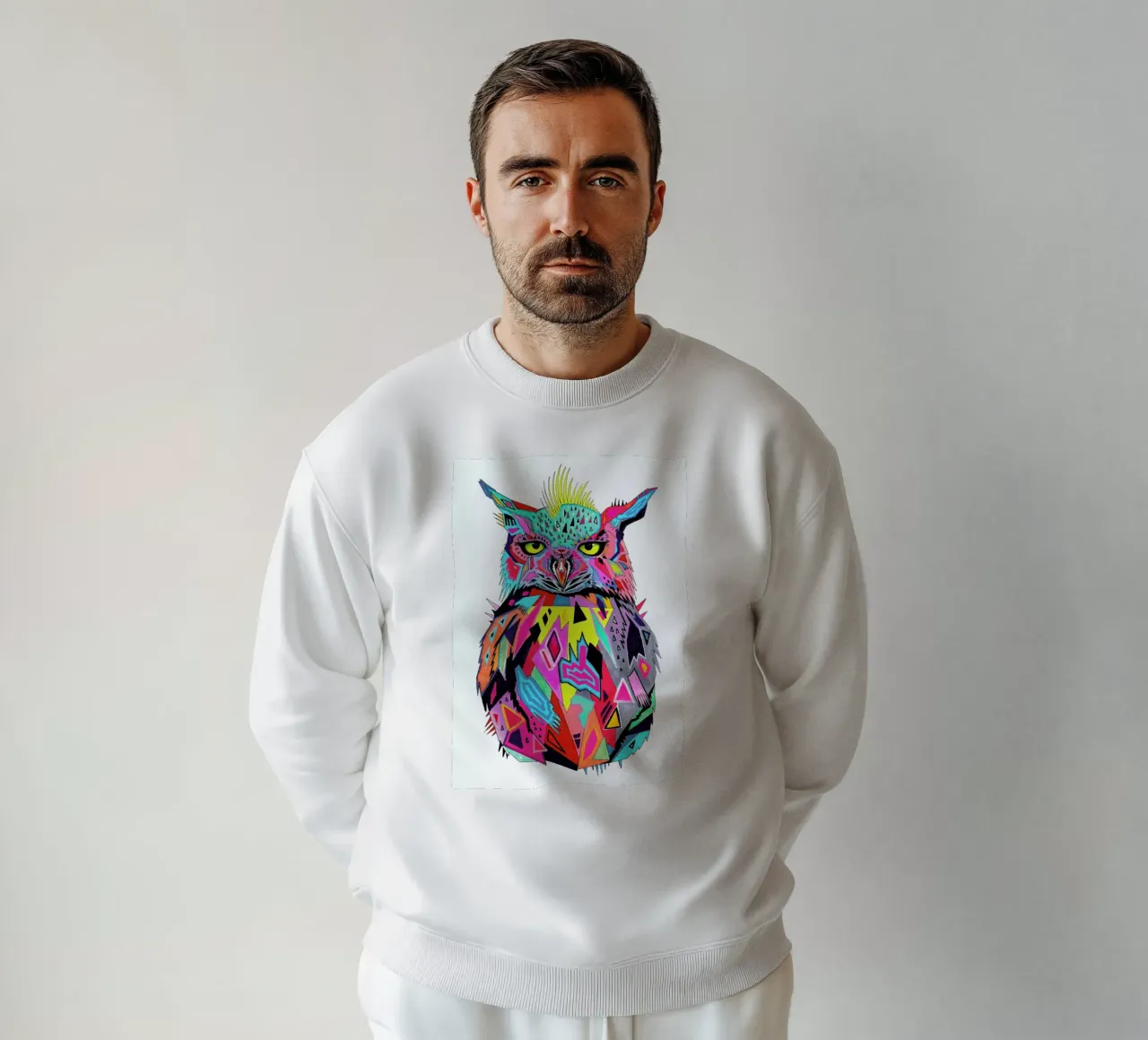 Abstract Owl felpa da Pixie Cold