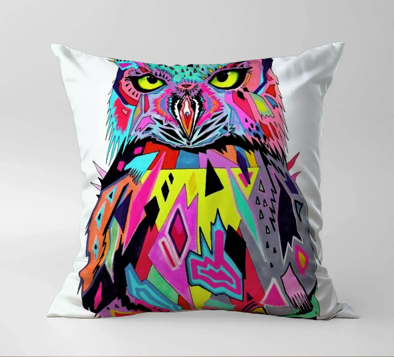 Abstract Owl cuscino da Pixie Cold