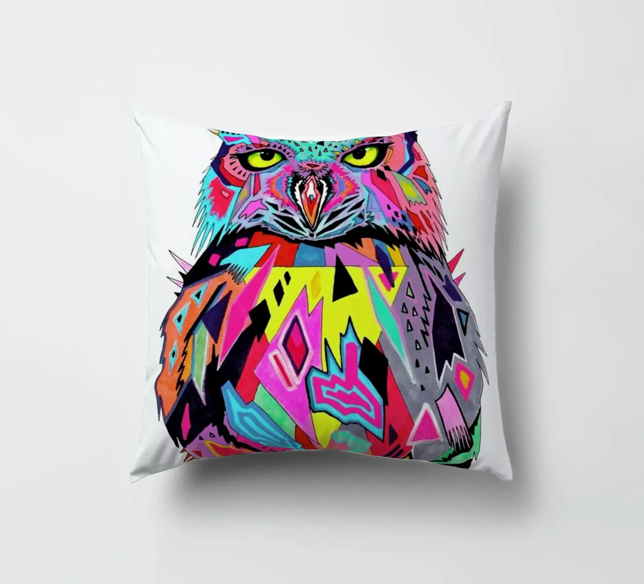 Abstract Owl cuscino da Pixie Cold