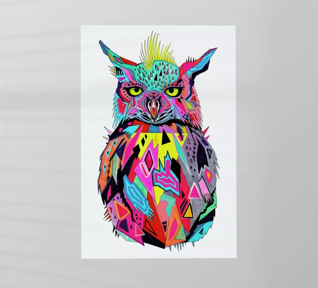 Abstract Owl pellicola backlit da Pixie Cold