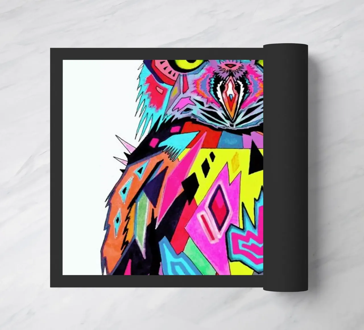 Abstract Owl zerbino da Pixie Cold