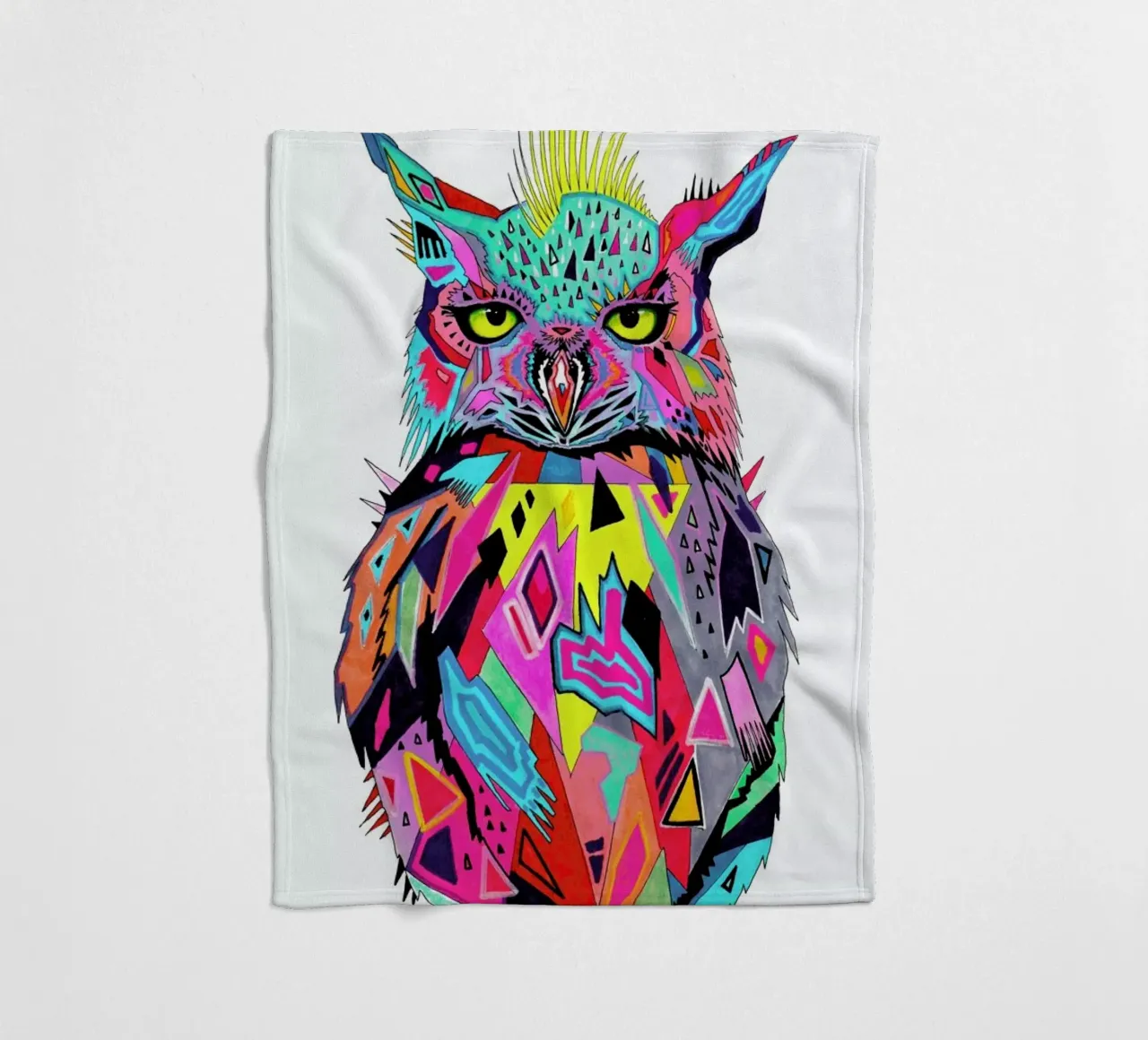 Abstract Owl coperta in pile da Pixie Cold