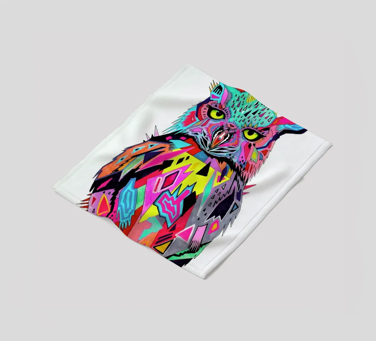Abstract Owl coperta in pile da Pixie Cold