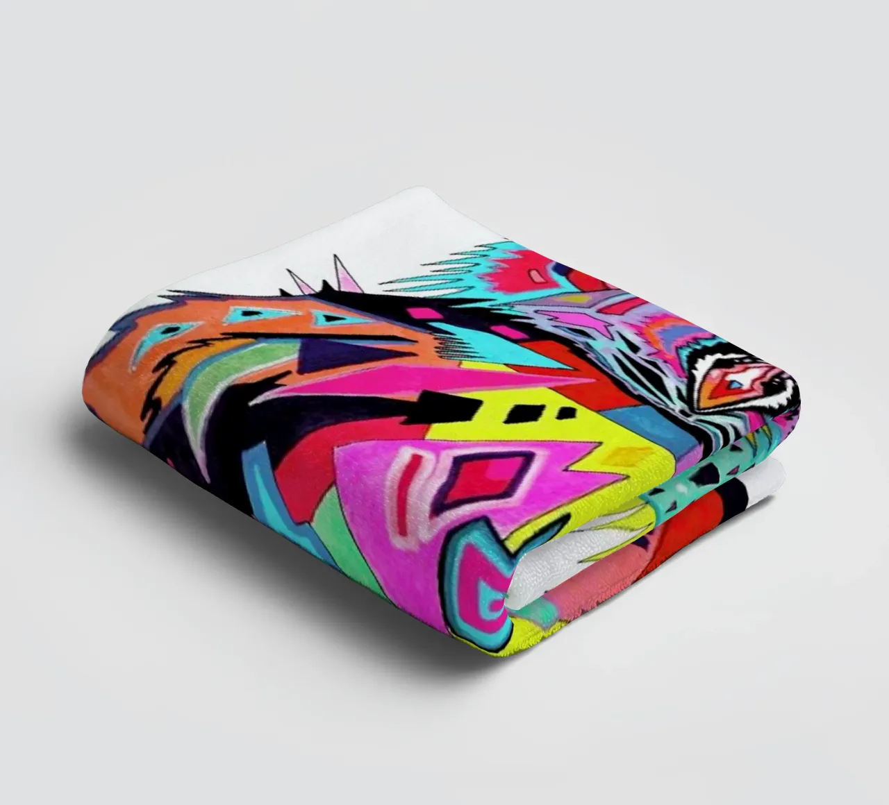 Abstract Owl asciugamano da bagno da Pixie Cold