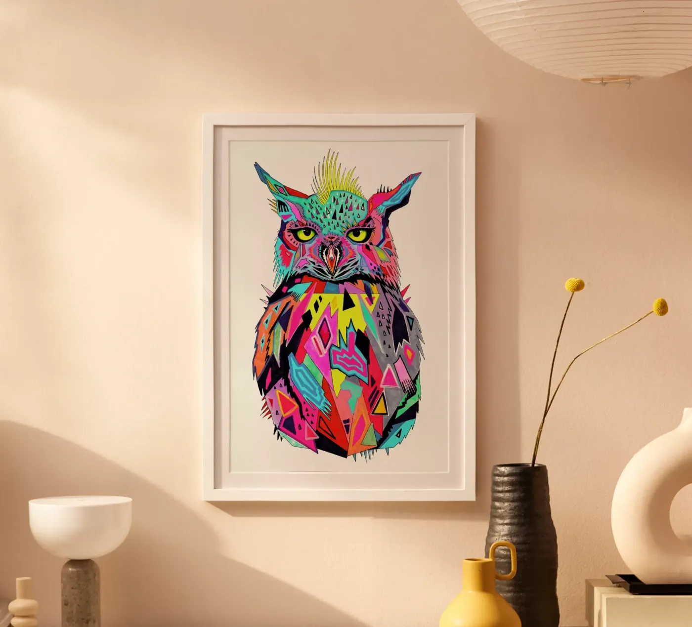 Abstract Owl poster da Pixie Cold