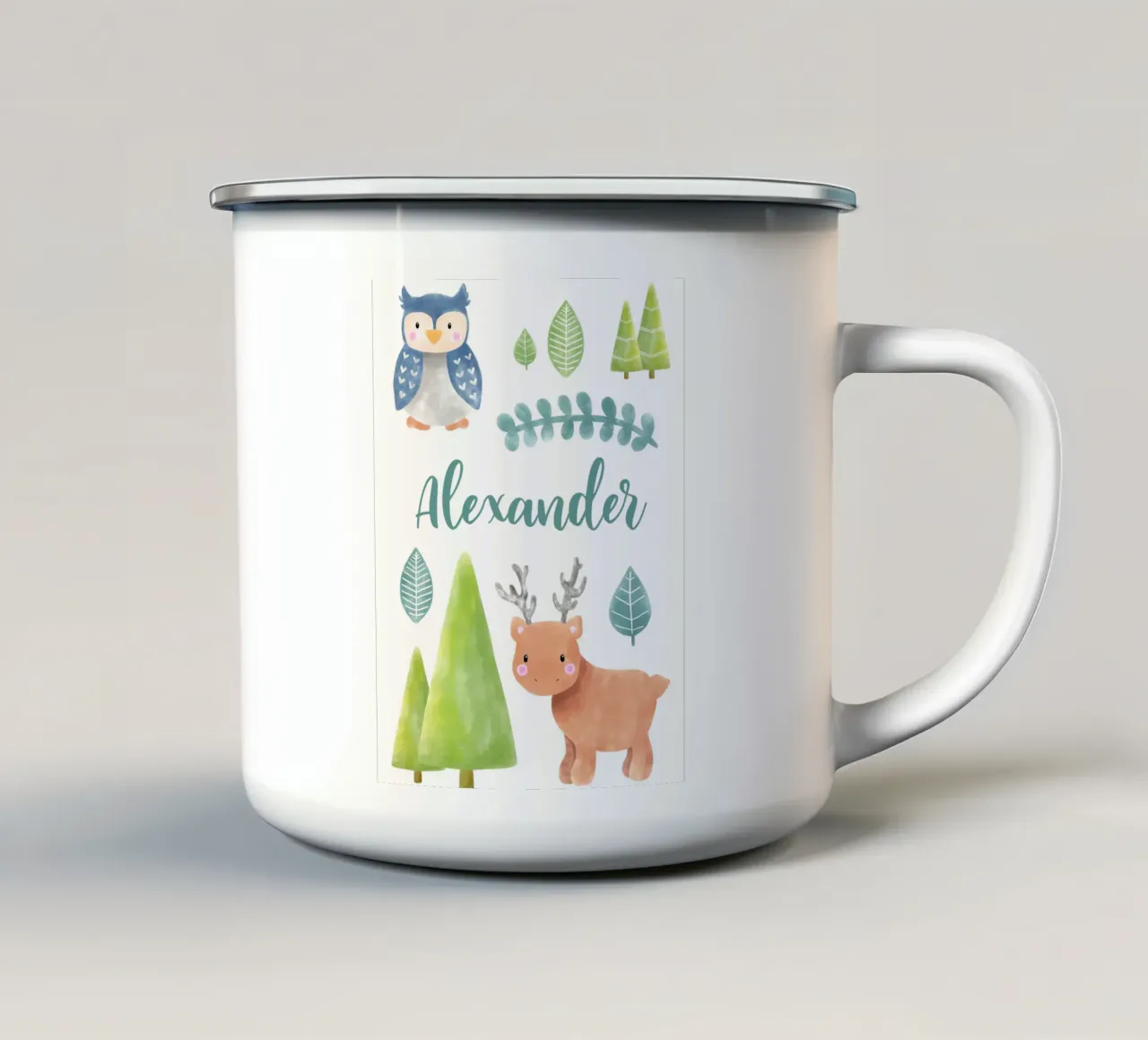 Namensbild Wald tazza in smalto da BAINAI KIDS