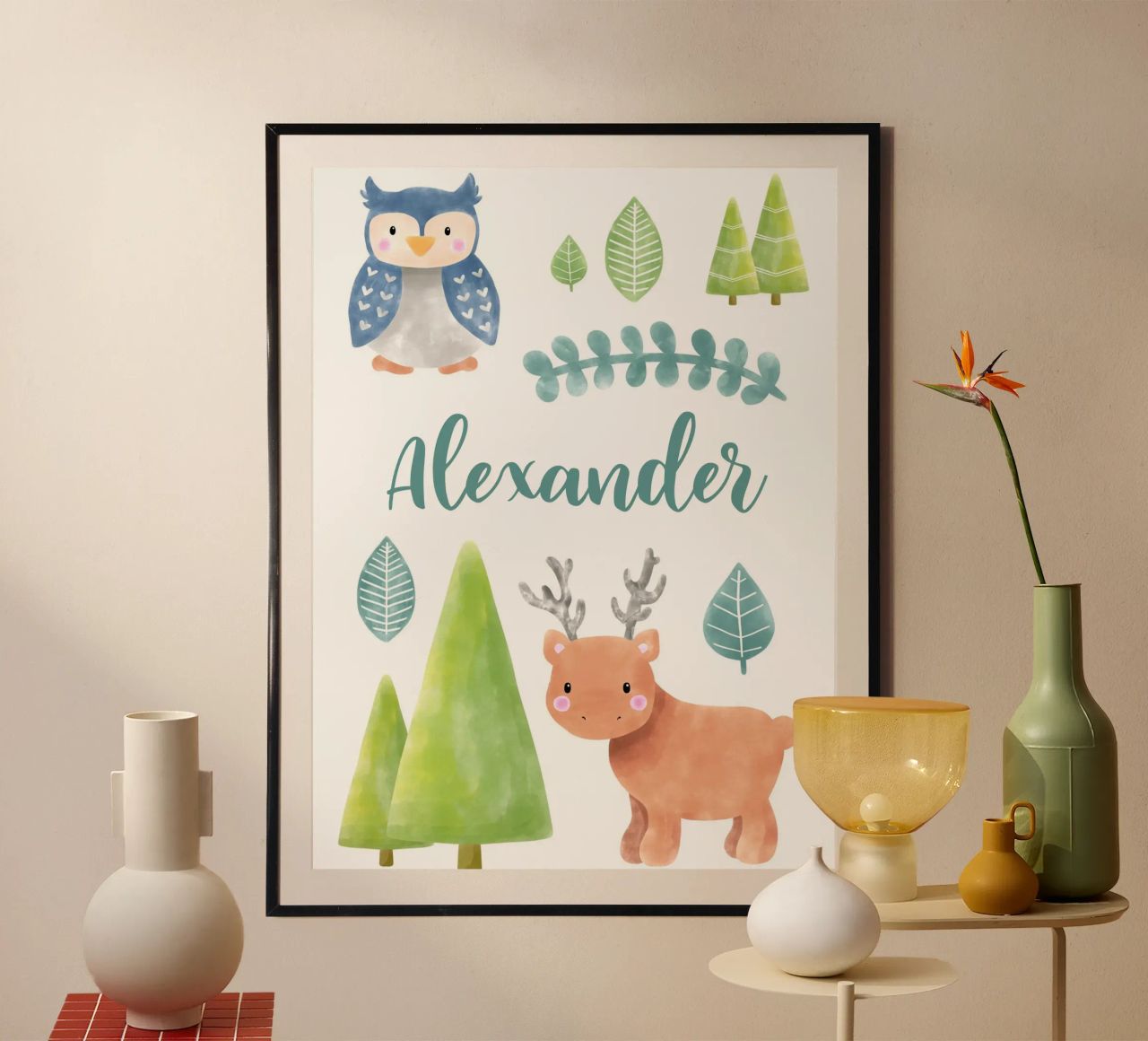 Namensbild Wald poster by BAINAI KIDS
