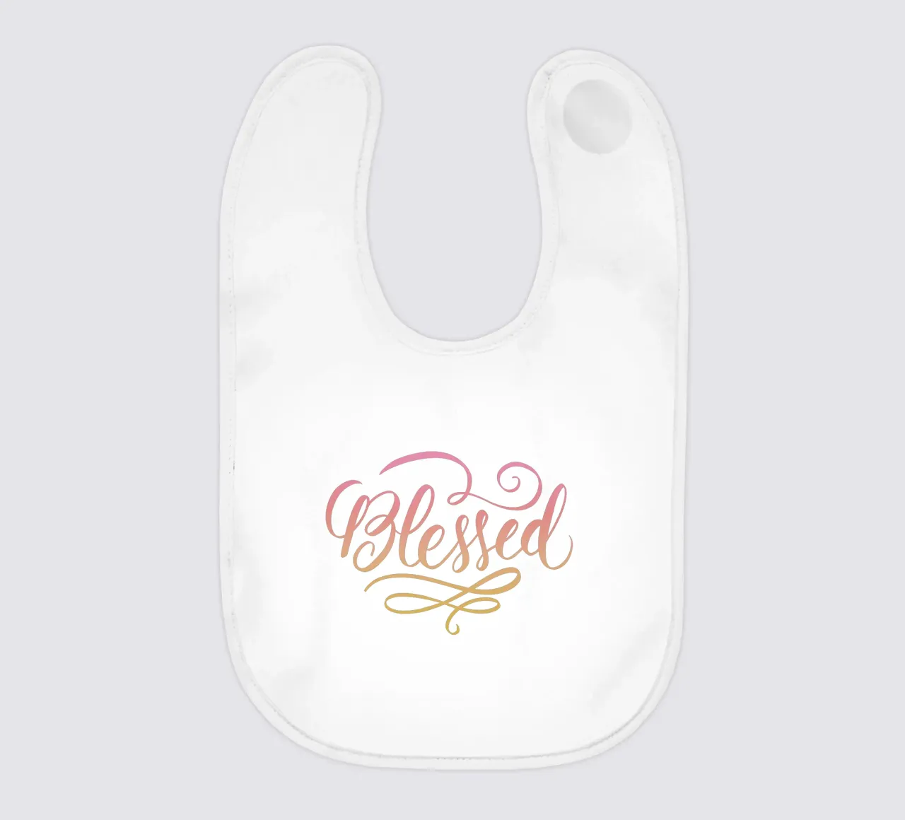 Blessed Lettering Word bavaglino da anisillustration