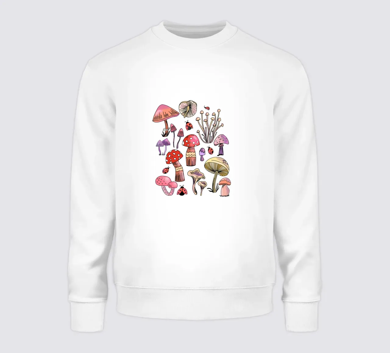 Cute Mushrooms Pattern felpa da anisillustration