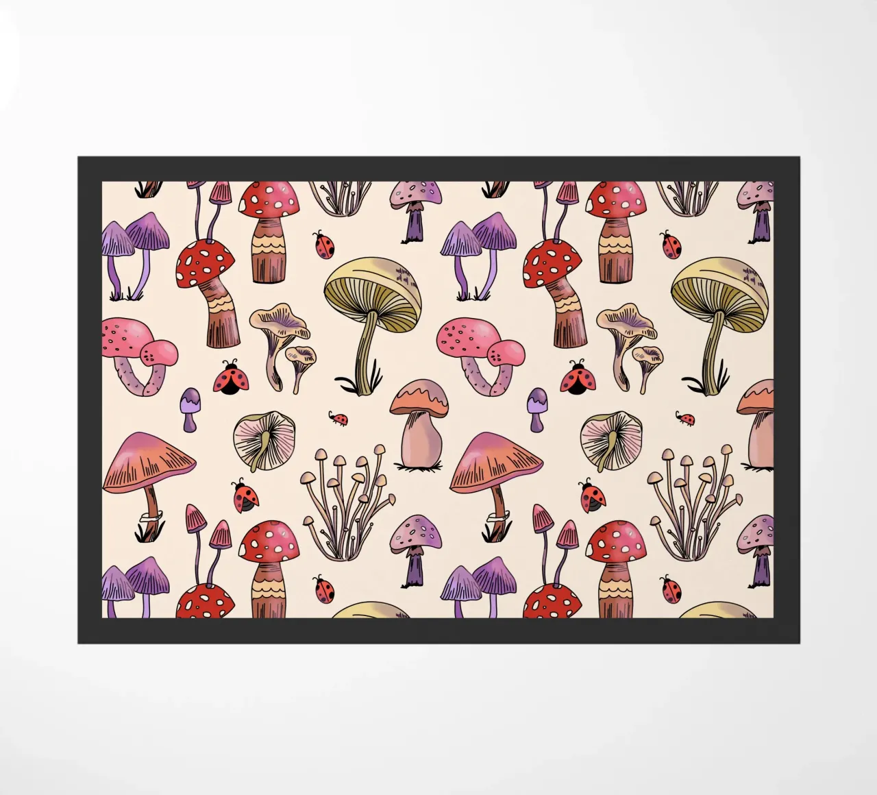 Cute Mushrooms Pattern zerbino da anisillustration