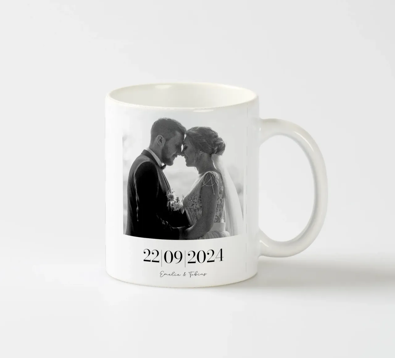 Hochzeitstag - Jahrestag tazza in ceramica da WORTSPIEL