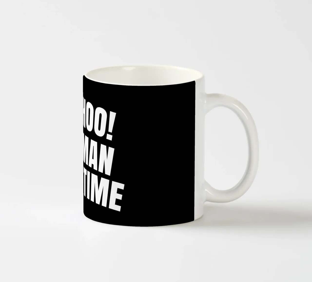 Wohoo it's man cave time tazza in ceramica da happieeagle