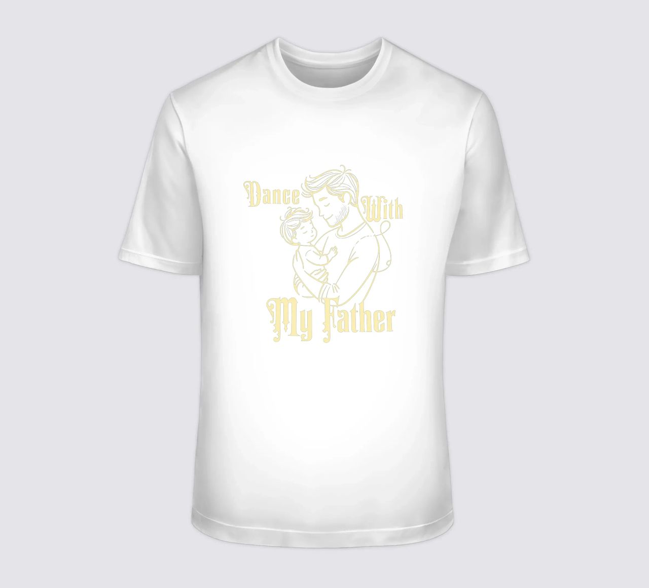 Dans met mijn vader t-shirt van Gunawan Rb