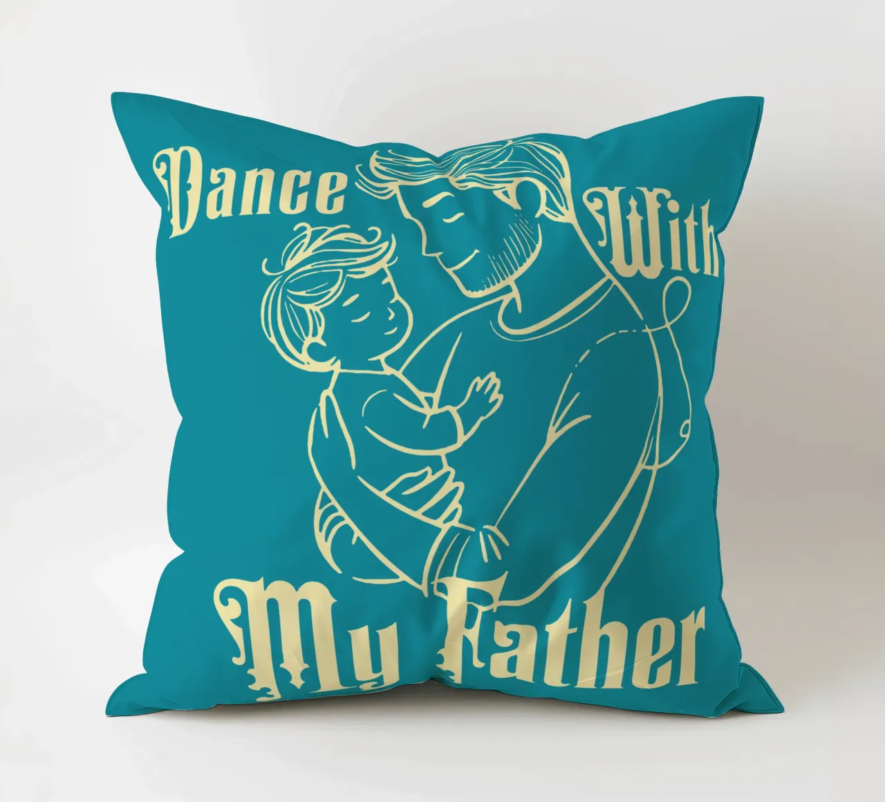 Dance with My Father decorative cushion by Gunawan Rb