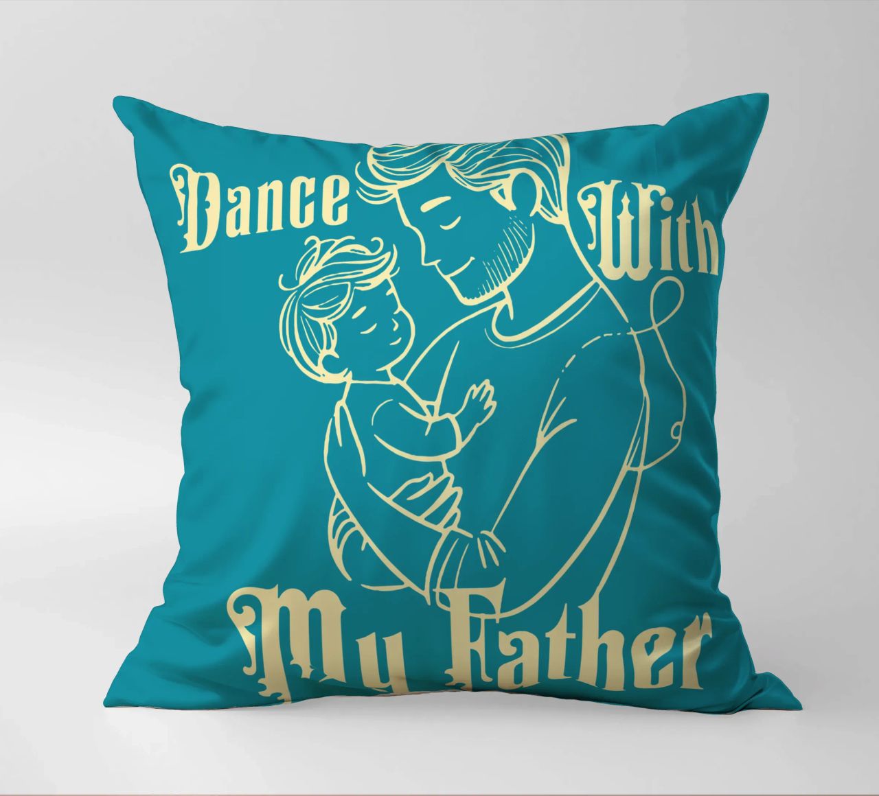 Danse avec mon père coussin de Gunawan Rb