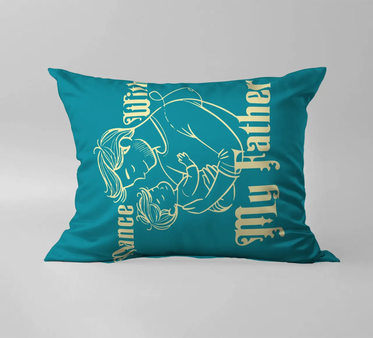 Dance with My Father decorative cushion by Gunawan Rb
