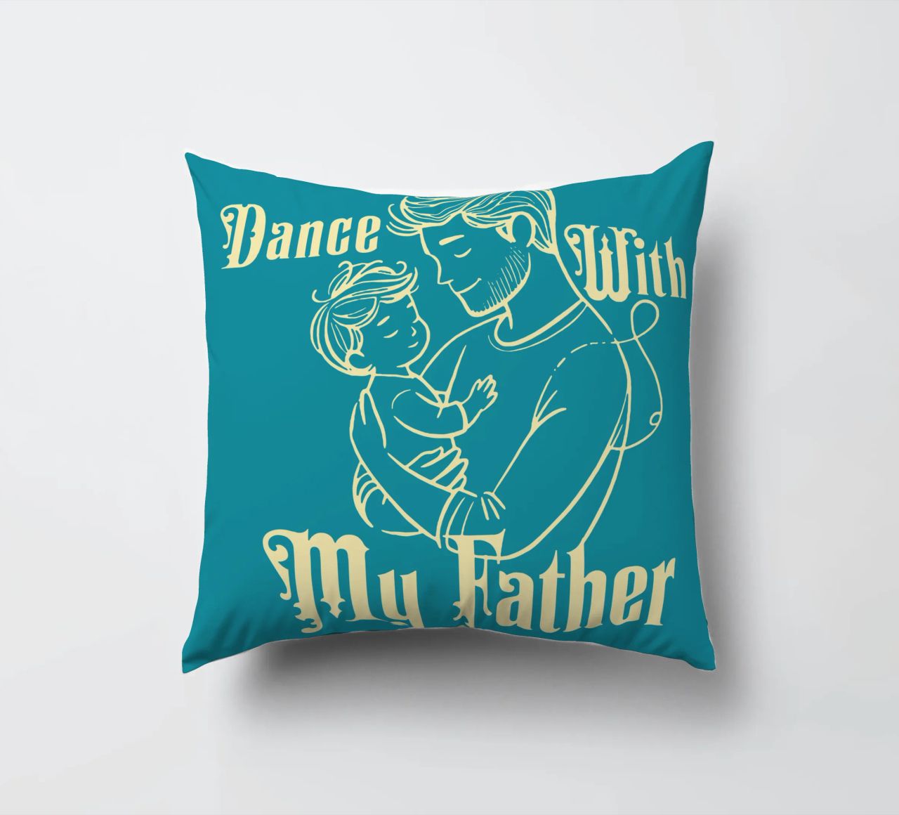 Danse avec mon père coussin de Gunawan Rb